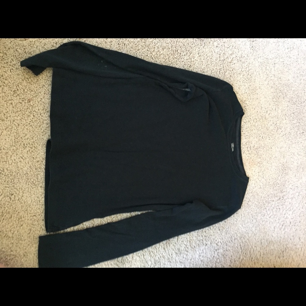 Black long sleeve.